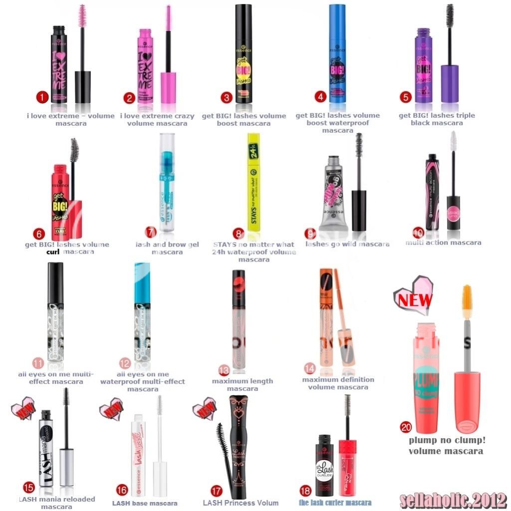 Essence lash base mascara waterproof,volume,brow gel,lash mania and all models eBay