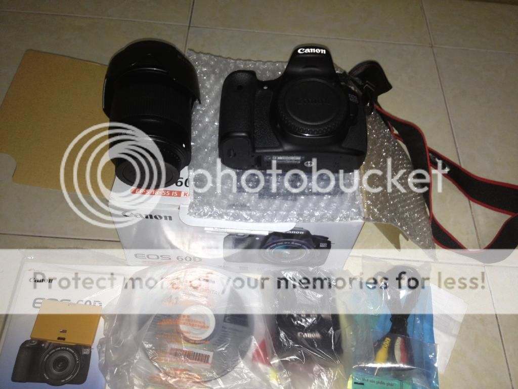 Thanh lý Máy ảnh CANON 60D FULL BOX, BH 12-2014 KL,99,99% !!
