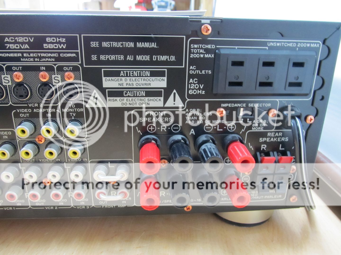 Pioneer VSX9700S Audio/Video Stereo Receiver Tuner W/Manual WORKS eBay