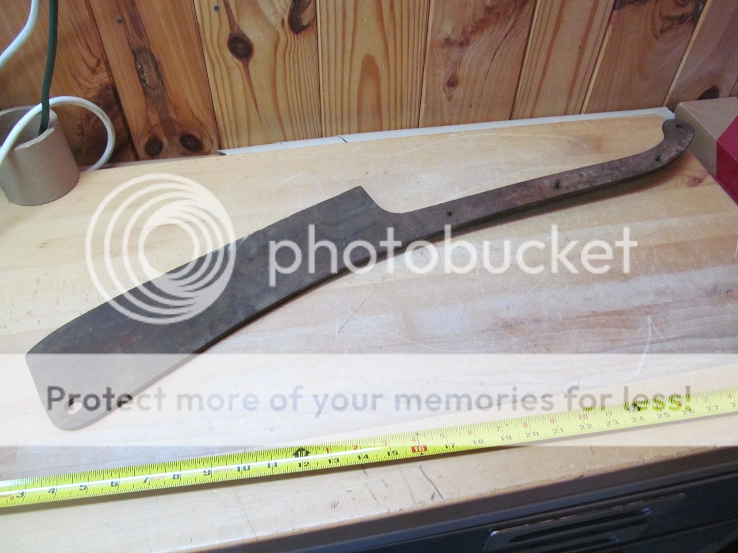 L&I.J White Hog or Cow Cattle Beef Splitter Giant Antique Butcher’s